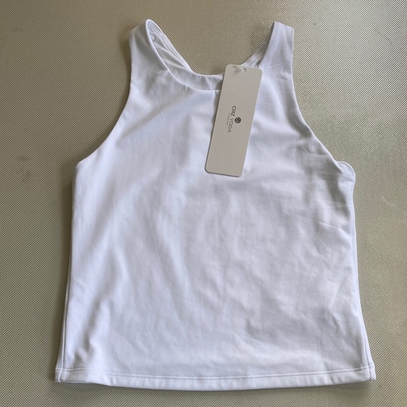 CRZ YOGA GIRLS White Tank Top - Picture 1 of 3